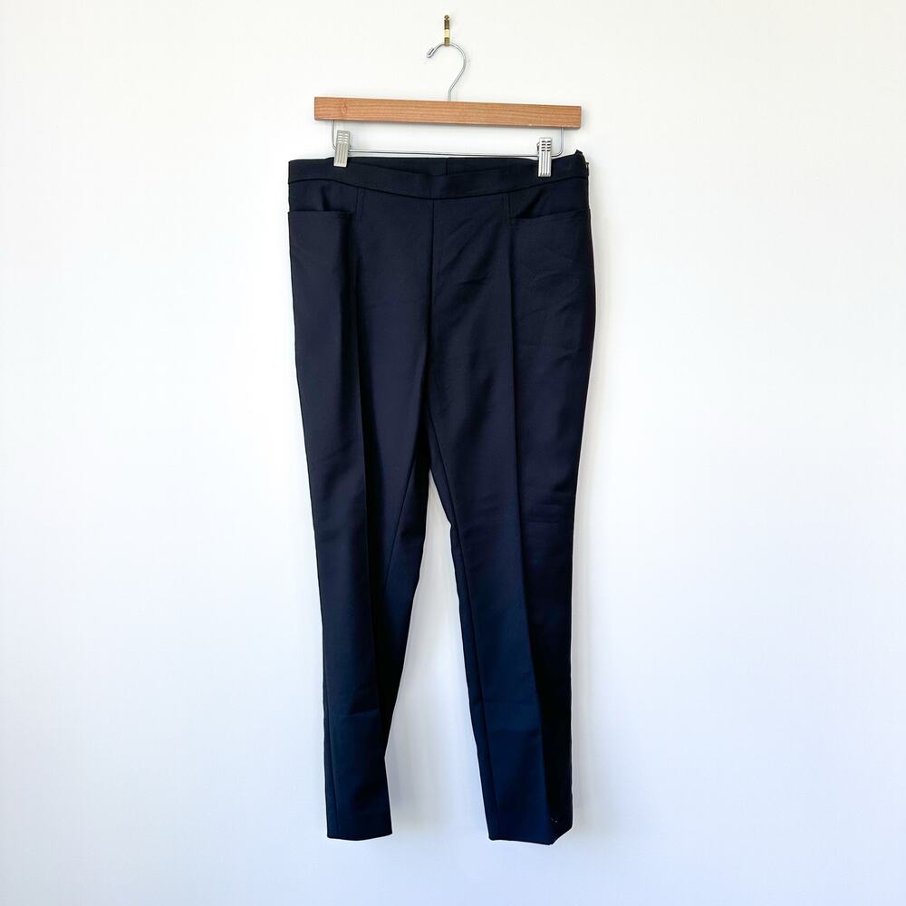 AKRIS Punto Franca Mid-Rise Cropped Pants Black 8 - Picture 2 of 10